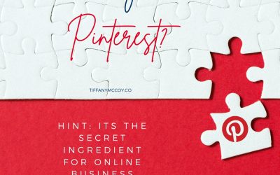 Why pinterest? Hint: Its the secret ingredient for online business success